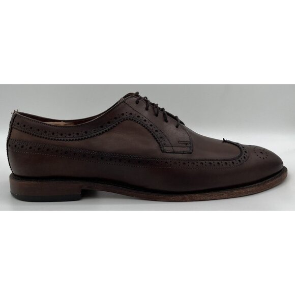 Allen Edmonds Men’s Size 12D McGregor Dark Brown Wingtip Derby Dress Shoes - Picture 7 of 12